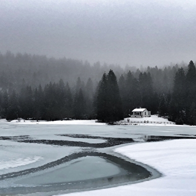 Le grand tour du lac Genin - Circuit raquettes