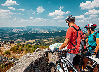 A VTT sur la GTMC, entre Cussy-en-Morvan et Bourbon-Lancy - CUSSY-EN-MORVAN