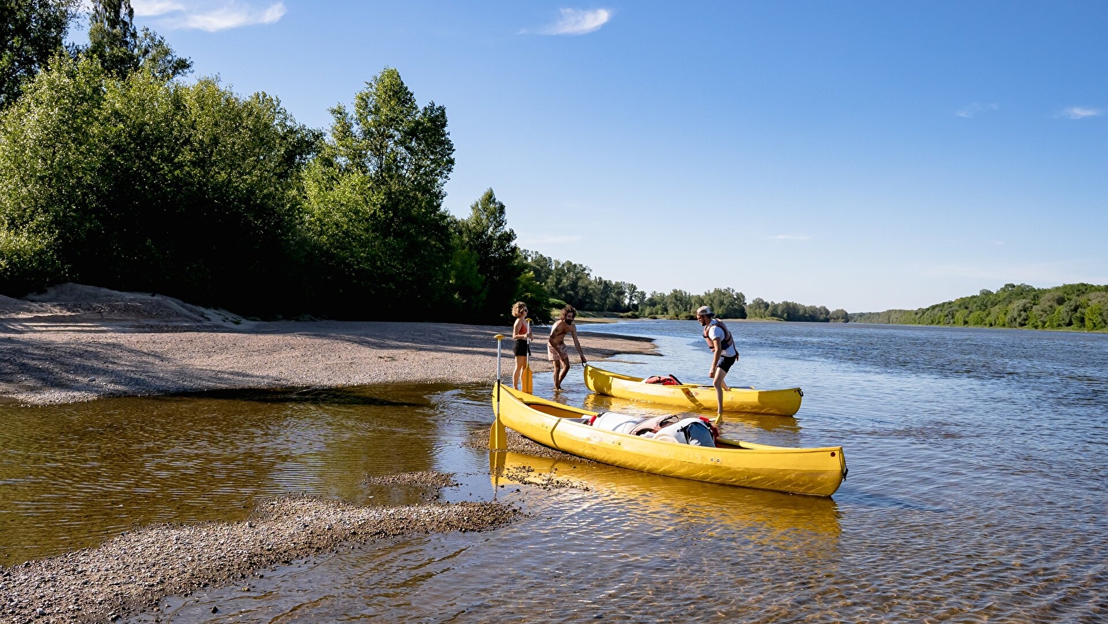 Sur la Loire des îles, en canoë