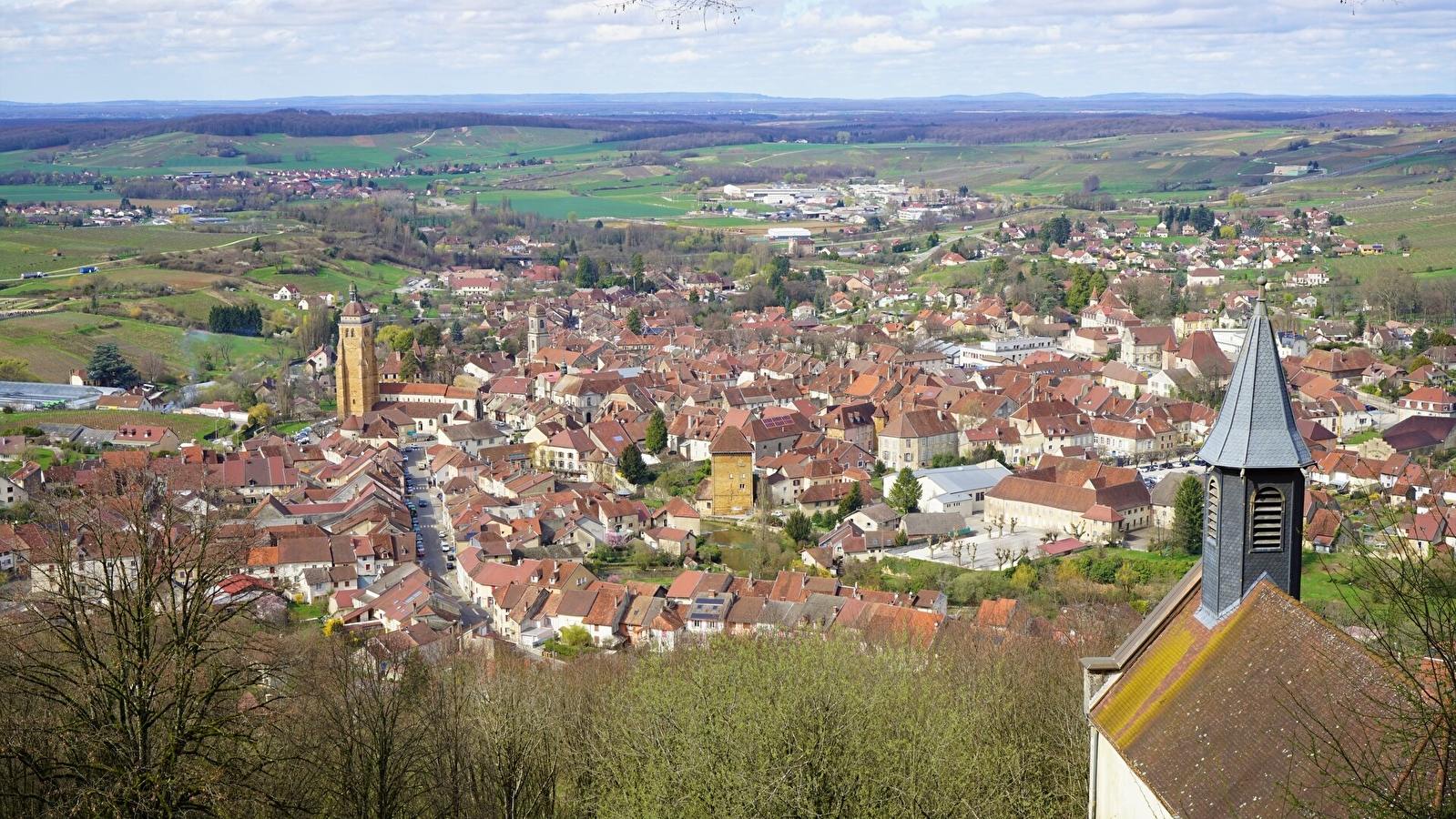 Une vue imprenable sur Arbois 