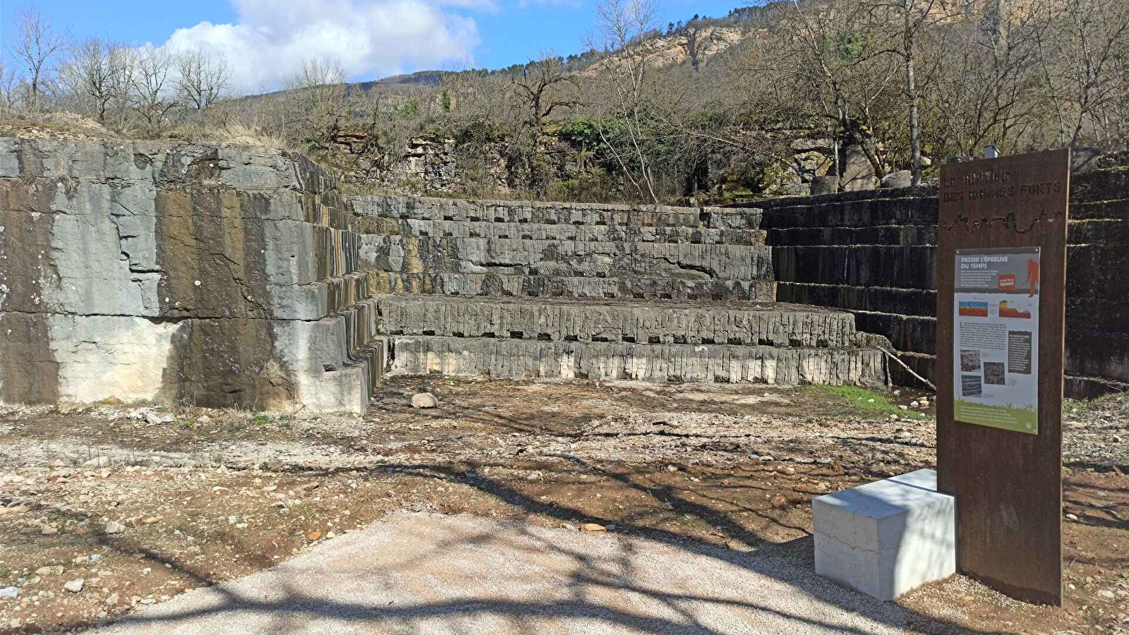 Le sentier des Hommes forts (ENS de l'Ain)