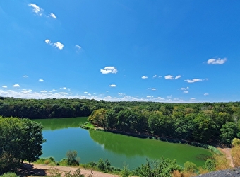 Panorama depuis le terril de charbon de l'étang Grenetier - 