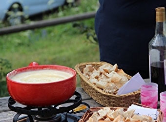 Une fondue perchée là-haut - 