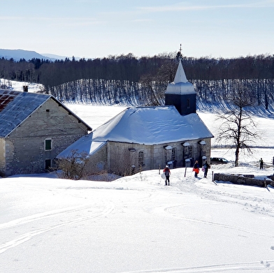 Itinéraire Raquettes du Plateau de Retord R10 au départ de la Chapelle