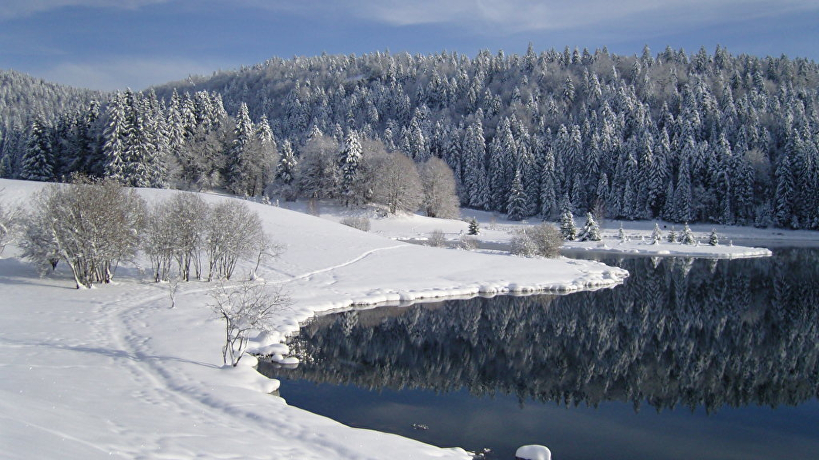 Le grand tour du lac Genin - Circuit raquettes