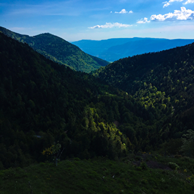 Parcours trail sur les crêtes d'Hergues
